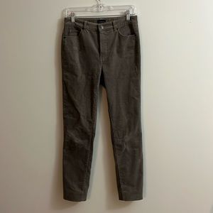 Corduroy grey skinny jeans